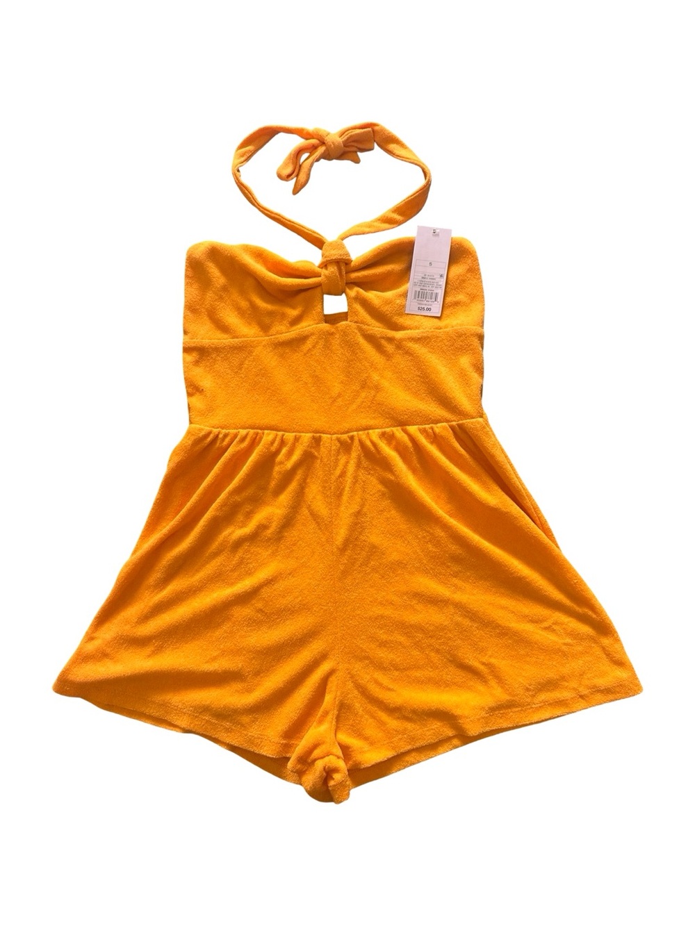 Nwt Wild Fable Terry Cloth Orange Swimsuit Cover Romper